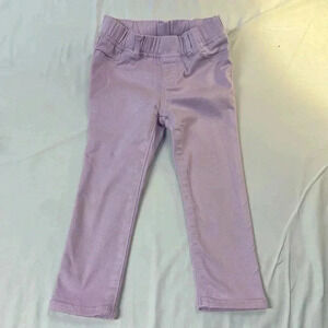 GAP - purple sparkle Jeggings. Size 3